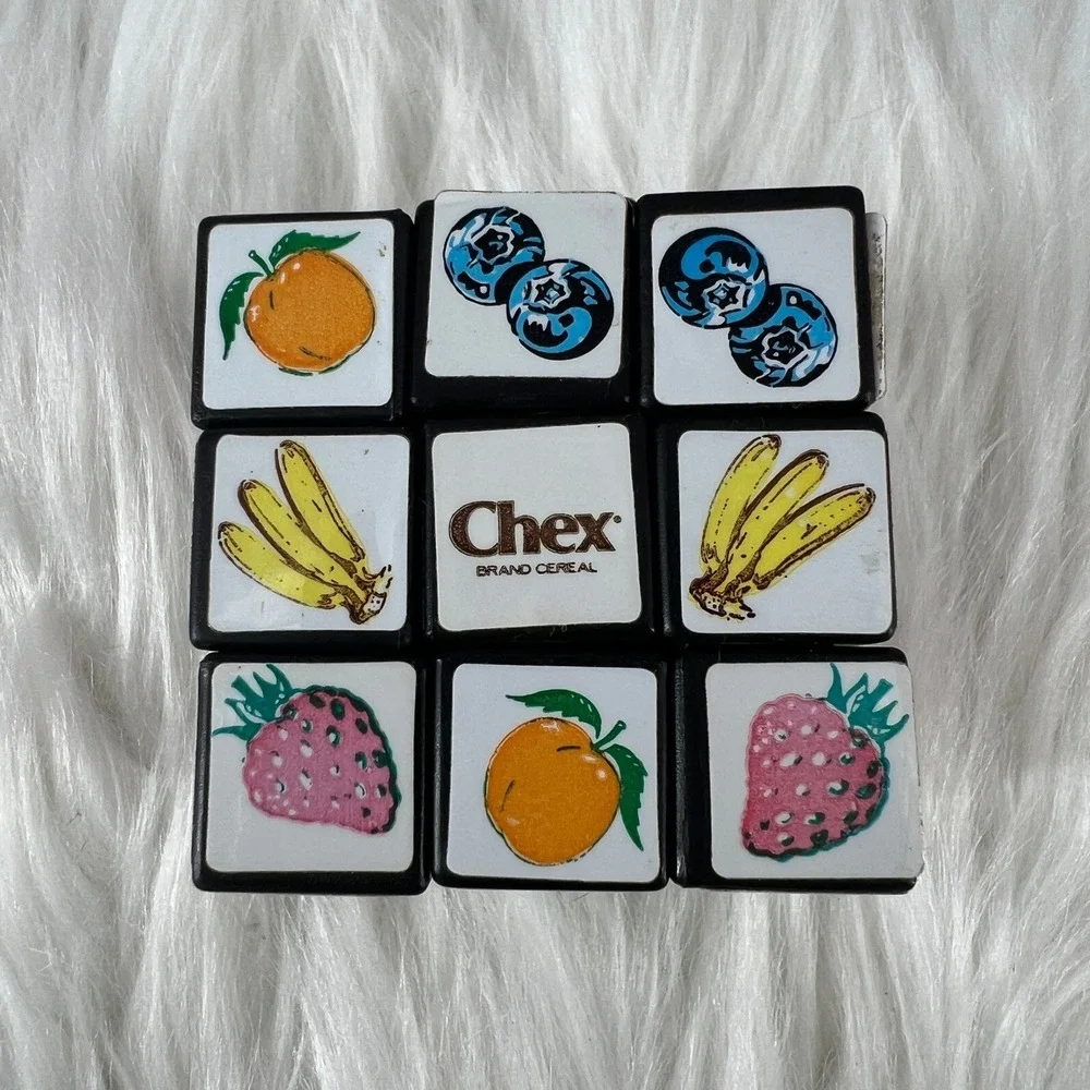 Vintage Ralston 80s 90s Chex Brand‎ Cereal Promotional Cube Rubiks Style Toy